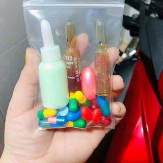Set thuốc tây trộn kem