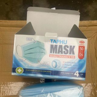 Hộp khẩu trang mask công nghệ Nhật 4 lớp 50 cái giá sỉ