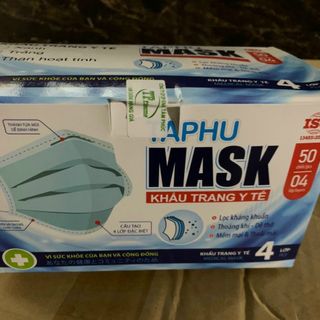 Hộp khẩu trang mask công nghệ Nhật 4 lớp 50 cái