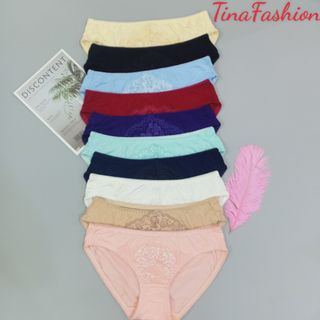 QUẦN LÓT COTTON REN GIỮA
