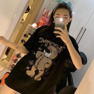 ÁO PHÔNG ĐÍNH ĐÁ FROM GIẤU QUẦN UNISEX CỰC KỲ ĐẸP