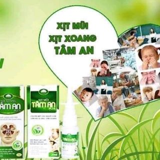 xịt mũi và xịt xoang Tâm An
