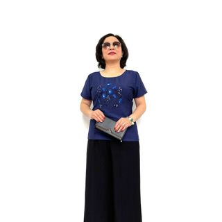 bộ đũi quần ống rộng cho các bà