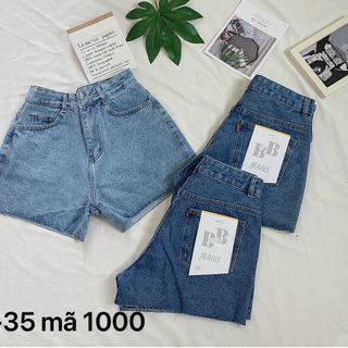 Quần short jean nữ size đại ms1000.