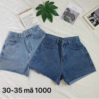 Quần short jean nữ size đại ms1000.