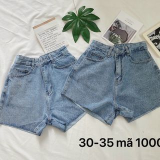 Quần short jean nữ size đại ms1000.