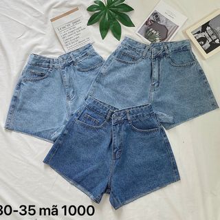 Quần short jean nữ size đại ms1000.