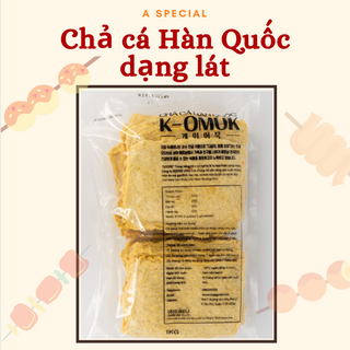 Chả cá Hàn Quốc dạng lát
