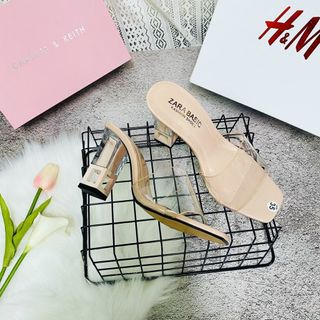 Dép gót mika cao 7f đế đôi sỉ 70 k