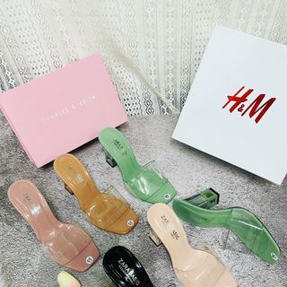 Dép gót mika cao 7f đế đôi sỉ 70 k