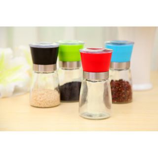 Cối xay tiêu thủy tinh, dụng cụ xay tiêu thủy tịnh, lọ xay tiêu cầm tay