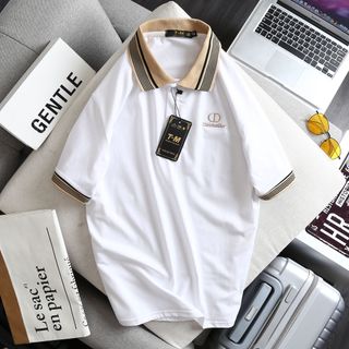 ÁO THUN CỔ BẺ BODỆT THÊU CHỮ MẪU MỚI