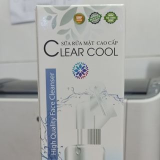 Sữa rửa mặt Clear Cool cao cấp có đầu tạo bọt và massa