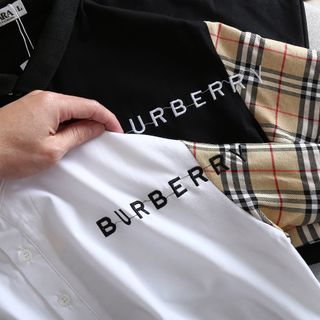 ÁO THUN NAM CỔ TRỤ PHỐI TAY BBR THÊU CHỮ