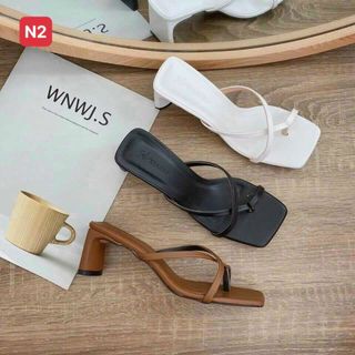 Dép gót 3 dây sỏ ngón 7 f sỉ 65 k