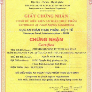 Trà Trầm Hương Agarvina (dạng lá)
