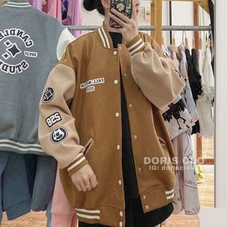 Áo khoác cardigan nút bấm thun nỉ ngoại đẹp