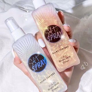 Xịt khoá nền trang điểm bắt sáng AG&AG Bright Skin