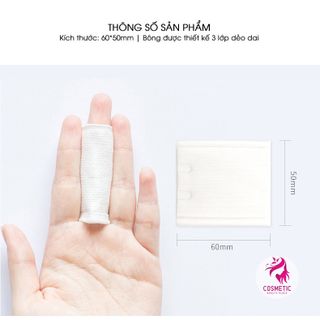 Bông tẩy trang Cotton nội địa trung 200 miếng