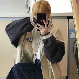 Áo khoác dù kiểu bomber in ENJOG