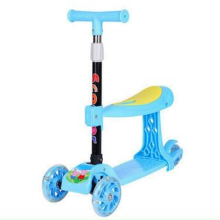 Xe scooter 3 bánh có ghế ngồi cho bé
