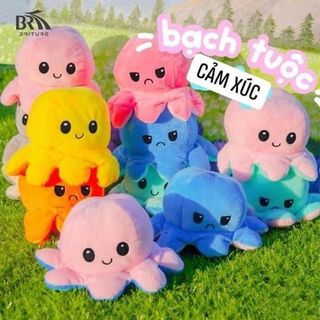 Bạch Tuộc Cảm Xúc 2 Mặt Cảm Xúc Đồ Chơi Bạch Tuộc Có Thể đảo Ngược Tâm Trạng Bạch Tuộc Sang Trọng