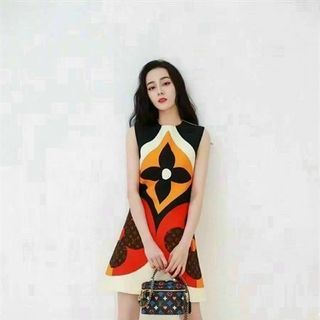 Louis Vuitton Game On Oversized Monogram Cut-Out A-Line Dress 1A8LS8