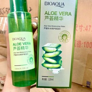 nước hoa hồng, toner dưỡng da, tinh chất dưỡng da nha đam Bioaqua