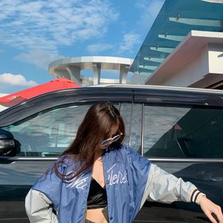 Áo khoác dù kiểu bomber form cánh dơi, 2 lớp lót das bao đẹp