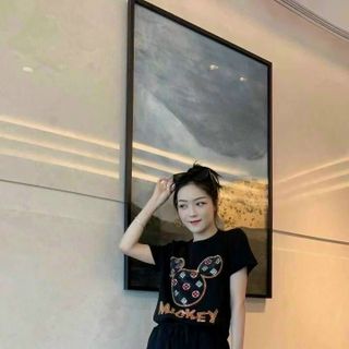 Sét bộ thun thêu gấu đính đá cao cấp