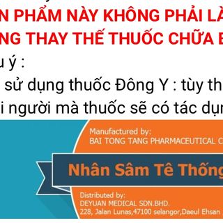 Nhân Sâm Tê Thống Linh