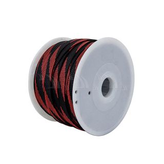 Vỏ bọc dây điện da rắn đen đỏ 12mm - 2109