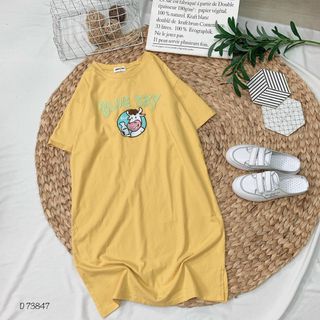 Đầm thun hình đẹp xỉu D73847