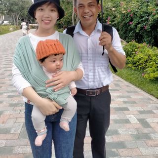 Địu vải JUMY(0-24 tháng)_MÀU XANH