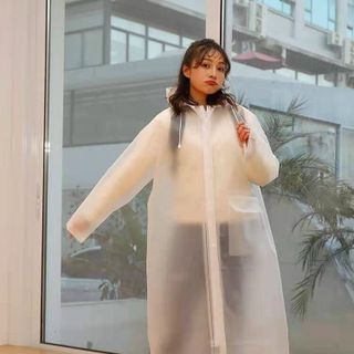 Áo mưa trong suốt
