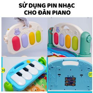 [ HOT] Thảm nhạc cho bé sơ sinh nằm chơi hình con khỉ đồ chơi cho bé vận động 4 giác quan thông minh