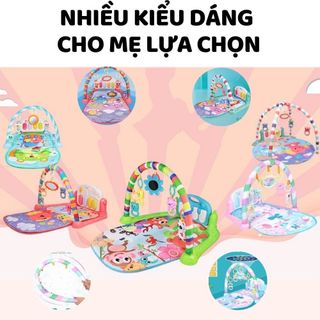 [ HOT] Thảm nhạc cho bé sơ sinh nằm chơi hình con khỉ đồ chơi cho bé vận động 4 giác quan thông minh giá sỉ