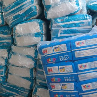 Tã quần bino size XXXXL gói 14 miếng dành cho bé 18-35kg