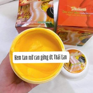 Kem tan mỡ bụng gừng ớt