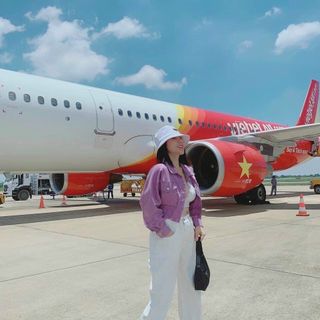 Quần baggy kaki rộng nút lai