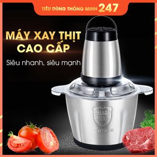 Máy Xay Thịt Đa Năng Xay Rau Củ, Xay Hoa Quả Cối Inox 304 (3L)