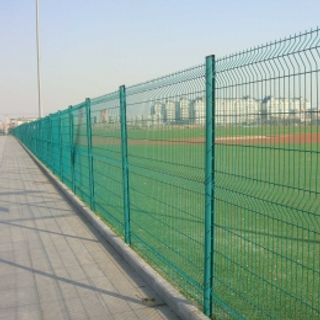 Lưới thép hàn phi 4 mắt 50mm*150mm mạ kẽm sơn tĩnh điện chấn sóng, lưới thép gập đầu