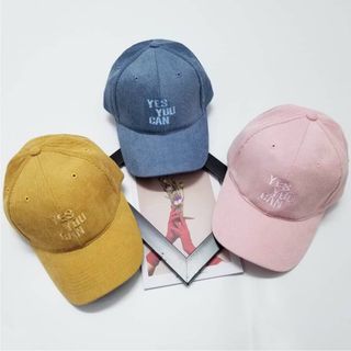 Nón nhung thêu logo can you yes