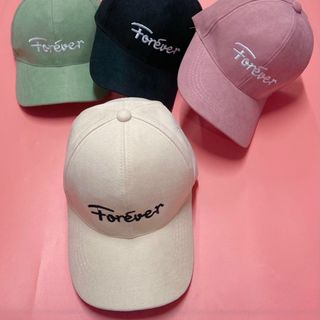 Nón nhung logo thêu forever có khoá điều chỉnh