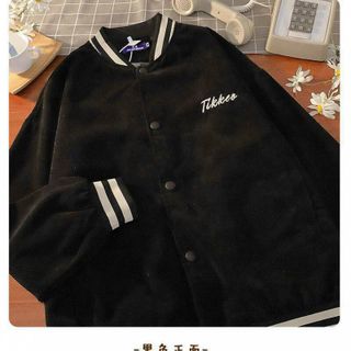 Áo khoác nhung len tăm dáng bomber