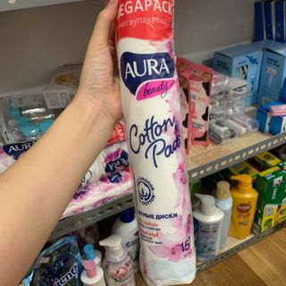 BÔNG TẨY TRANG AURA 150 miếng