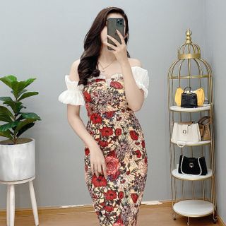 ĐẦM ÔM BODY HOA SỈ 1XX