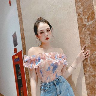 Quần váy bò xẻ hottrend