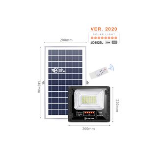 Đèn năng lượng mặt trời JINDIAN JD-8825L