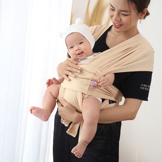 Địu vải Jumy, địu em bé bằng cotton cao cấp siêu dịu nhẹ, thoáng mát khi tiếp xúc với làn da trẻ nhỏ